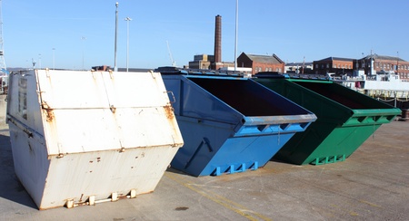 Industrial waste skips