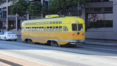  The famous trams on the Streets of San Francisco, March 2013