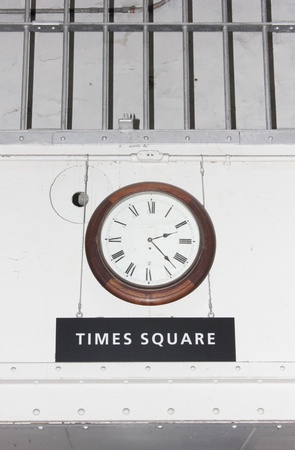 The infamous clock of Alcatraz prison on the rock in San Francisco の写真素材