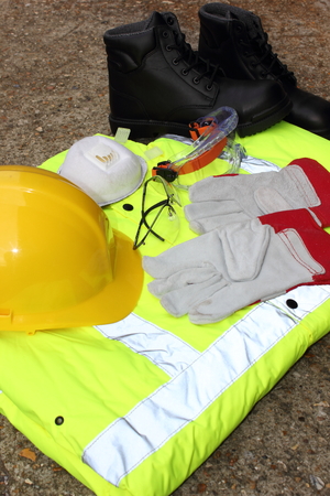 A collection of Personal protection equipment that is availableの写真素材