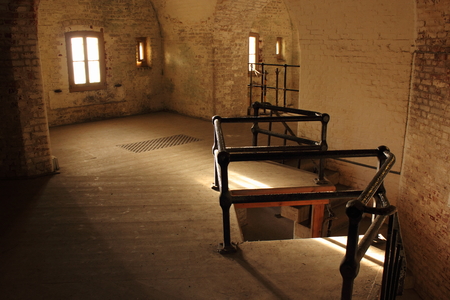 Fort Nelson is a superbly restored 1860s Victorian fort overlooking Portsmouth Harbour.のeditorial素材