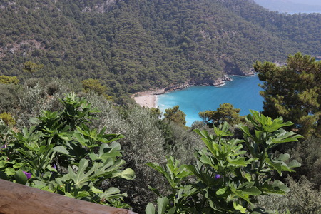 A view of a beautiful scenic bay at Kabak in Turkey, 2016の写真素材