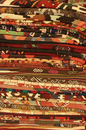 Traditional Turkish rugs and carpets in turkey,2017の写真素材