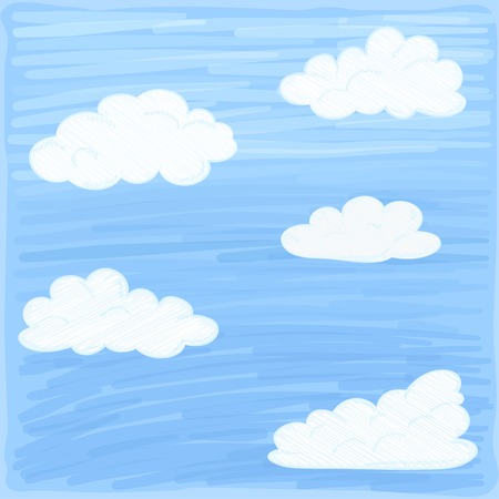 Clouds backgroundのイラスト素材