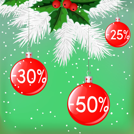 Christmas saleのイラスト素材