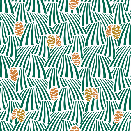 Christmas tree seamless patternのイラスト素材