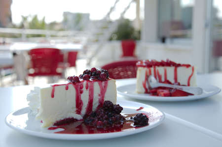 Cheesecake in Rimini, Italy