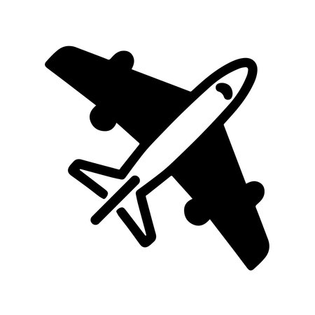 Jet Travel: Exploring Iconic Airports with Airliners, Flight Symbolism, and Isolated Airplanes in the World of Aviationのイラスト素材