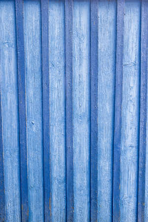 Old vintage blue board of the railsの写真素材
