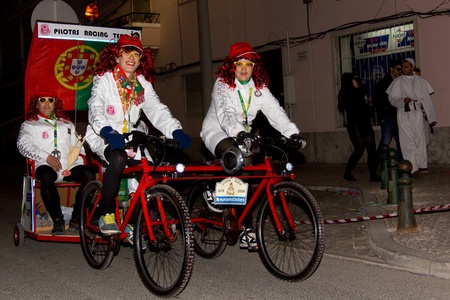 TORRES VEDRAS, PORTUGAL - FEBRUARY 18: Participant in the Carnival on February 18, 2012 in Torres Vedras, Portugal.のeditorial素材