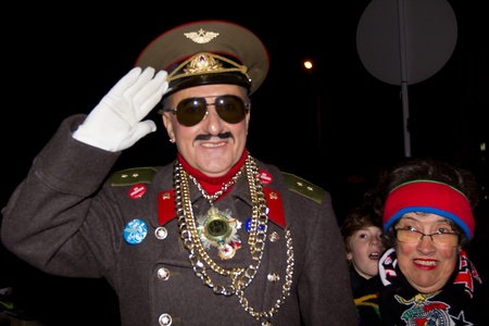 TORRES VEDRAS, PORTUGAL - FEBRUARY 18: Participant in the Carnival on February 18, 2012 in Torres Vedras, Portugal.のeditorial素材
