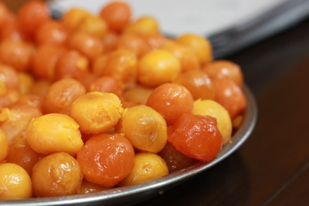 Yolk of Salted eggの写真素材