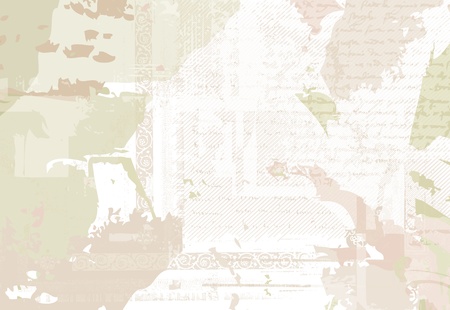 Abstract romantic watercolor background - vintage designのイラスト素材