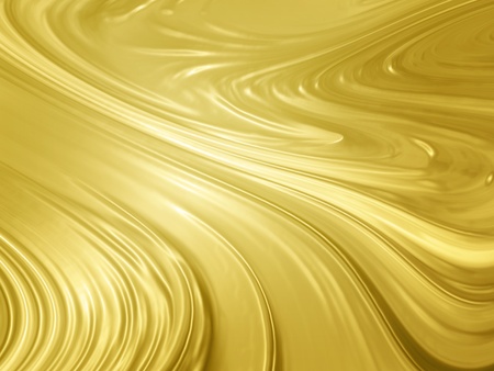Abstract gold background - liquid golden metal textureの写真素材
