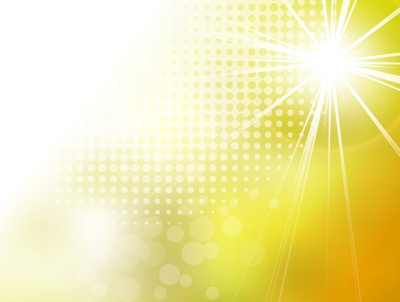 Abstract yellow background sun burstのイラスト素材