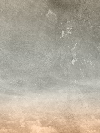 Sky and clouds - abstract grunge backgroundの写真素材