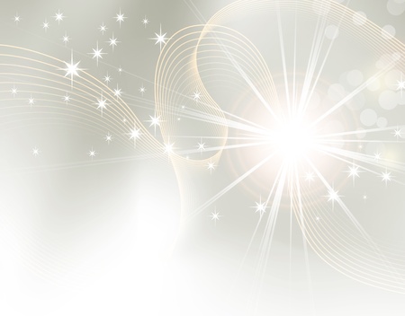 Light abstract background design - sunburst, starburstのイラスト素材