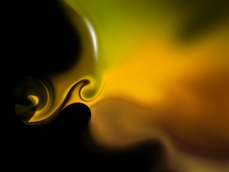 Colorful abstract design against black backgroundの写真素材
