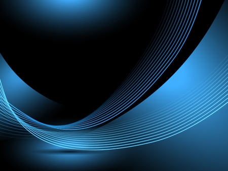 Abstract blue background linesのイラスト素材