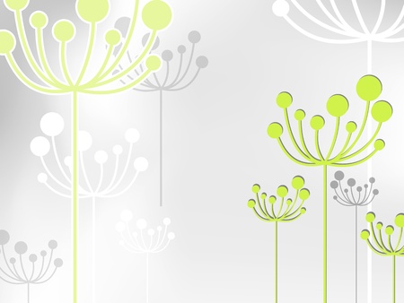 Abstract dandelion flower backgroundのイラスト素材