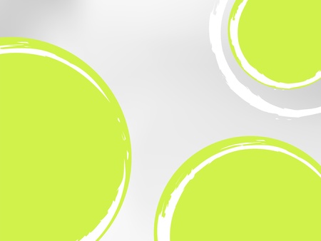 Green abstract background circles against grey to white wallpaper gradient - spring template design - abstract lemon fruit slicesのイラスト素材