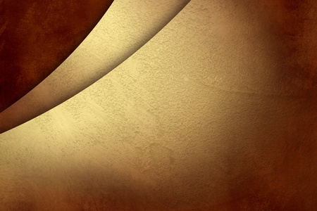 Gold grunge background on red vintage paper textureの写真素材
