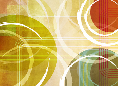 Retro background - circle designの写真素材