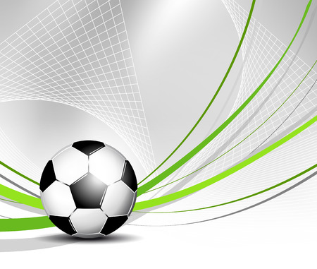 Soccer ball in netのイラスト素材
