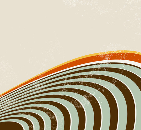 Abstract background with curved lines - sound waves - radio wavesのイラスト素材