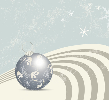 Retro Christmas background - xmas cardのイラスト素材