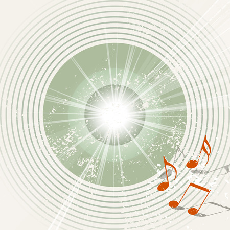 Retro music background - vintage poster art - grunge party templateのイラスト素材