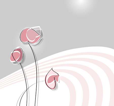 Soft flower backgroundのイラスト素材