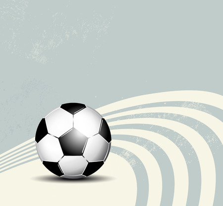 Grunge blue soccer ball backgroundのイラスト素材