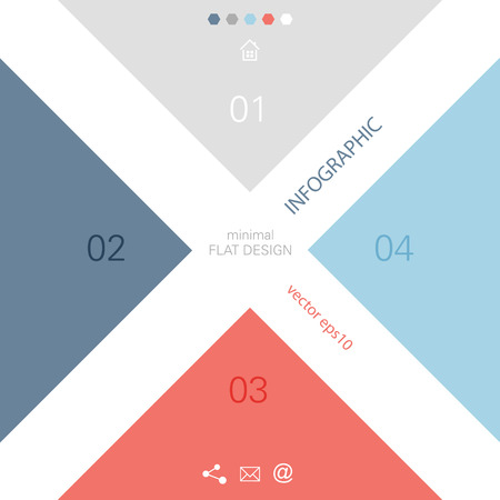 Info graphic - triangle design - business planのイラスト素材