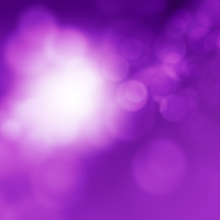 Abstract blurred purple background with bokeh lightsの写真素材