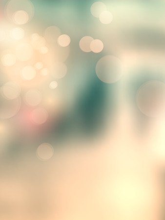 Retro bokeh lights - soft vintage background - abstract blurred urban sceneのイラスト素材
