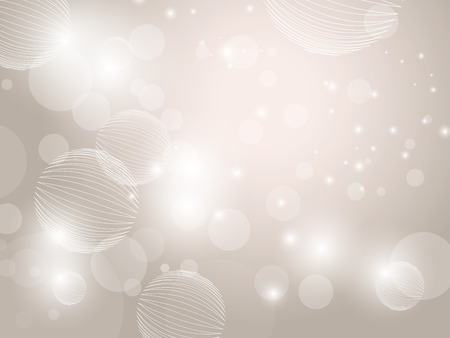 Bokeh lights - soft background light beigeのイラスト素材