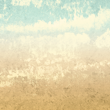 Retro background in earth colors with abstract cloudsの写真素材