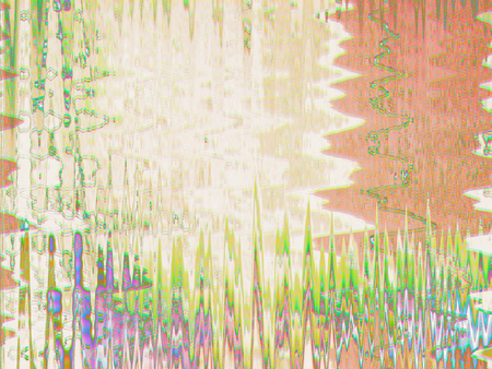 Abstract glitch background in light vibrant colorsの写真素材