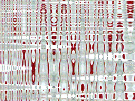 Abstract glitch art background in red grey colorsの写真素材