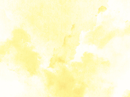 Yellow watercolor background textureの写真素材