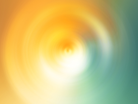 Spin background - abstract blurred circle yellow greenの写真素材