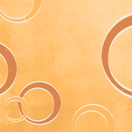Abstract yellow circle pattern - retro backgroundのイラスト素材