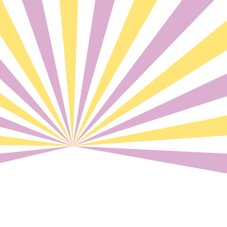 Starburst background yellow pink - minimal abstract spring pattern designのイラスト素材