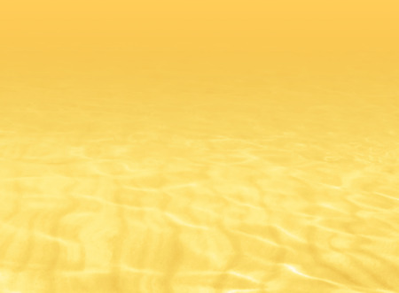 Yellow water background with blurred ripples in soft watercolorの写真素材