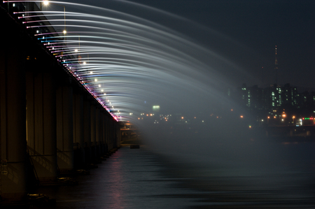 bridge lighting2の写真素材