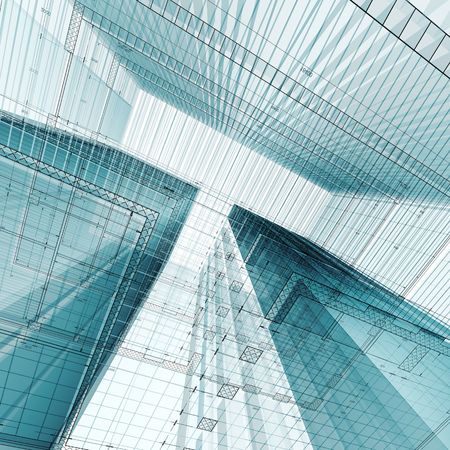 Architecture engineering. My personal concept architectural projectの写真素材