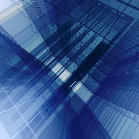 Architecture engineering. High resolution 3d render