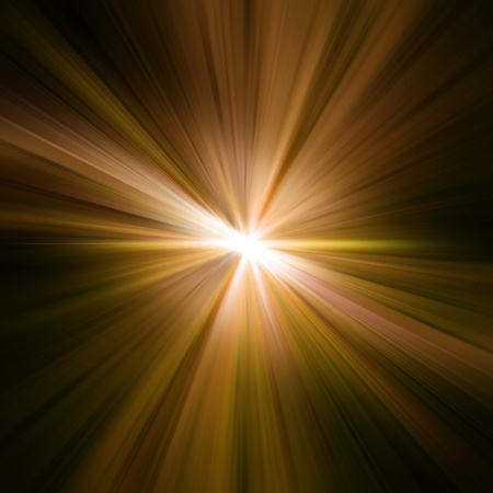 Gold rays. Rays abstract backgroundの写真素材