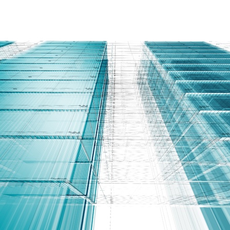 Architecture industry. High quality 3d renderの写真素材